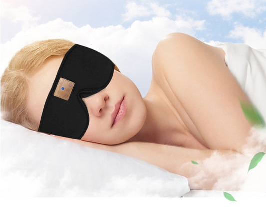 3D Bluetooth 5.0 Sleep Headphones Eyemask With Ultra-Thin Stereo Speaker Support Handsfree Blocklight